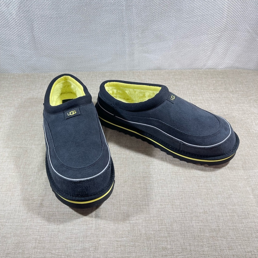 UGG Black and Yellow Loafers